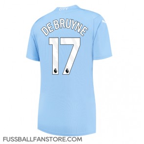 Manchester City Kevin De Bruyne #17 Replik Heimtrikot Damen 2023-24 Kurzarm